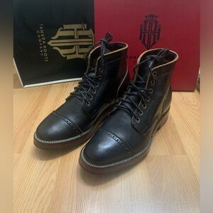 Tahura Boots in Black Shinki Horsehide size 9.5